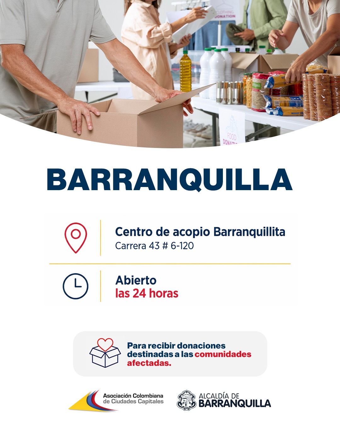 Centro de acopio en Barranquilla