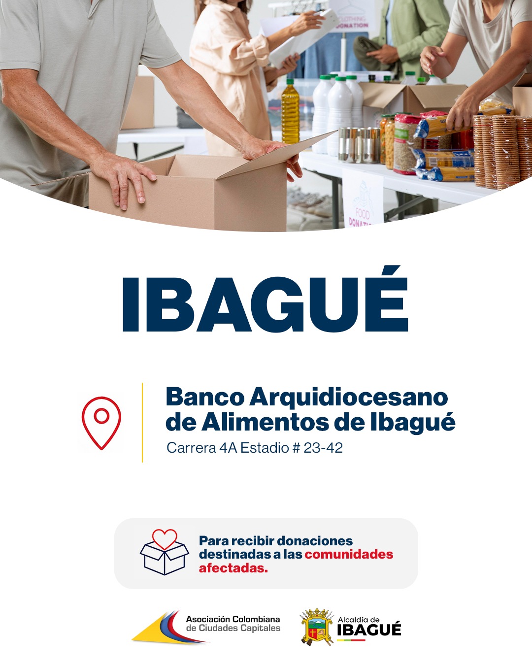Centro de acopio en Ibagué