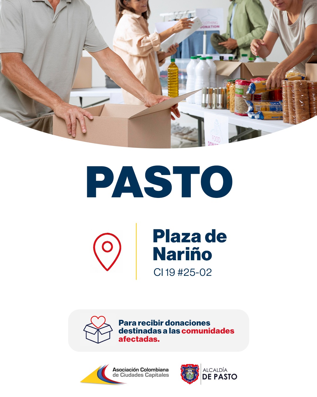 Centro de acopio en Pasto