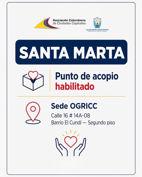 Punto de acopio Santa Marta