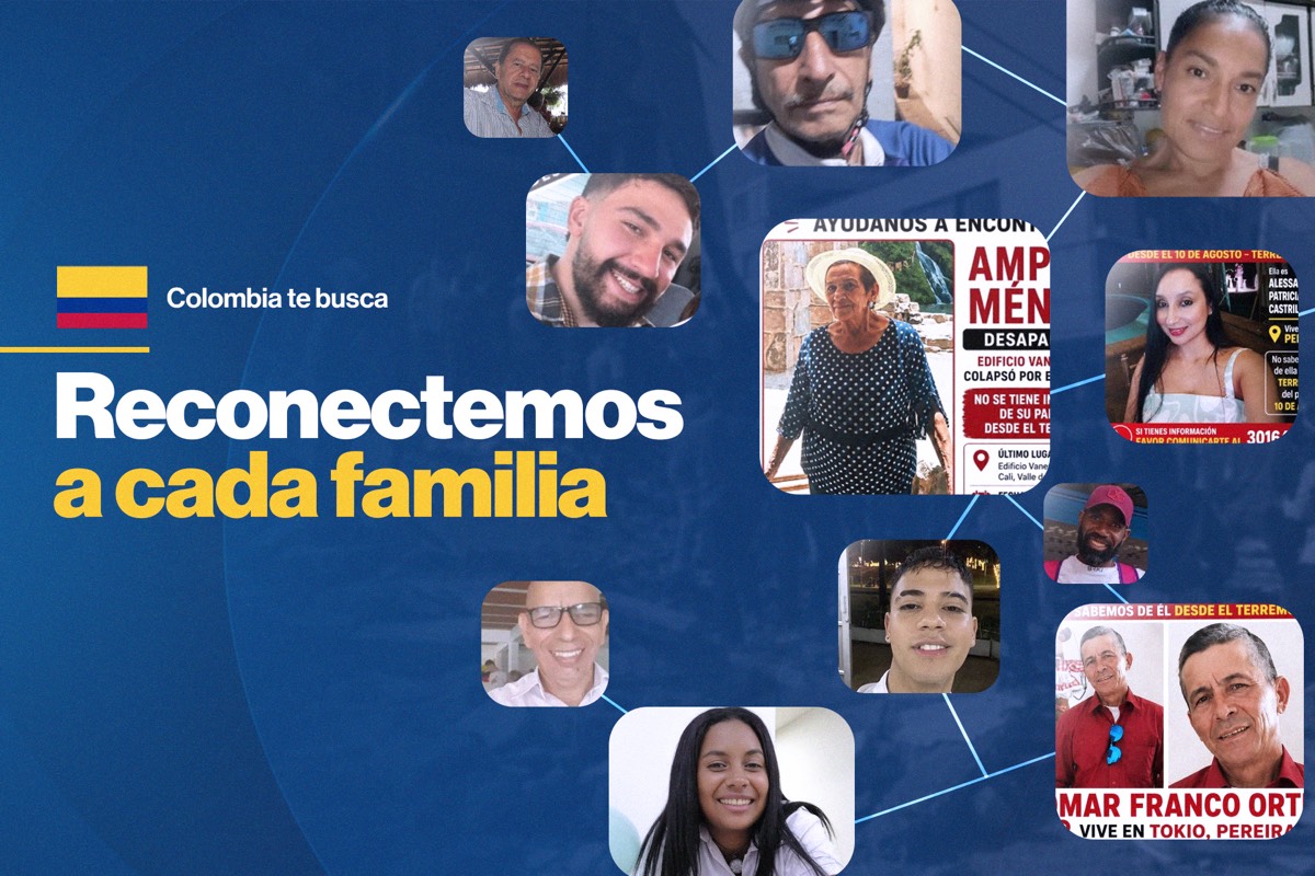 Colombia Te Busca · Reconectemos a cada familia