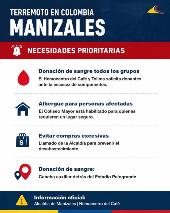 Necesidades prioritarias Manizales