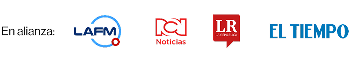 En alianza con La FM, RCN Noticias, La Republica y El Tiempo