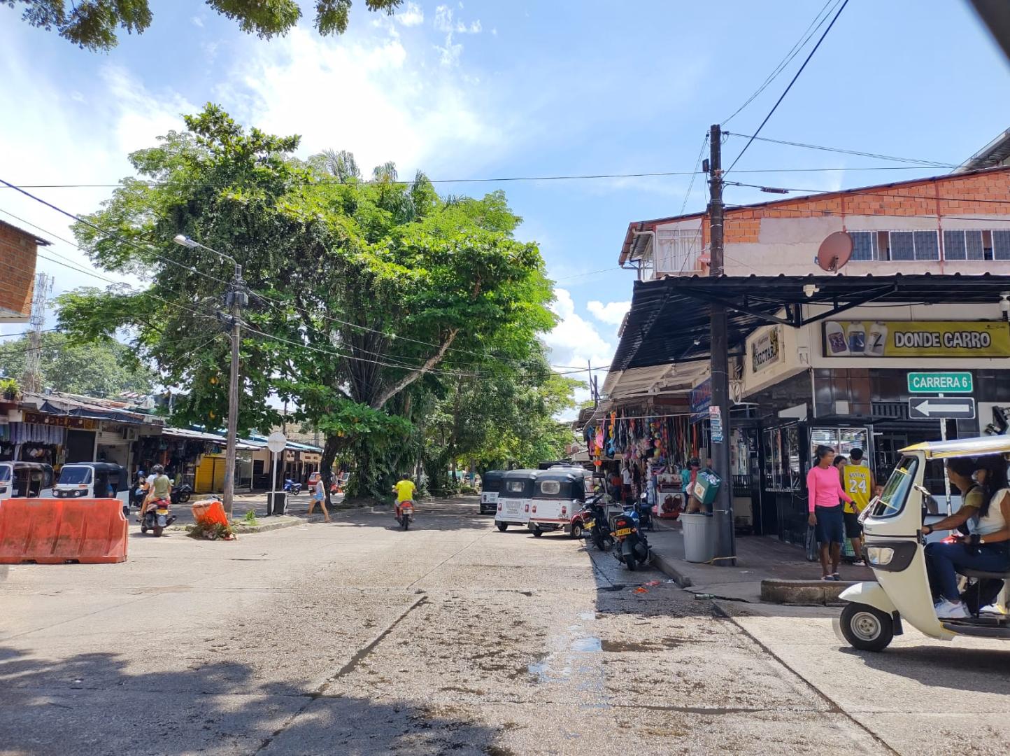 foto de las calles de Inírida 