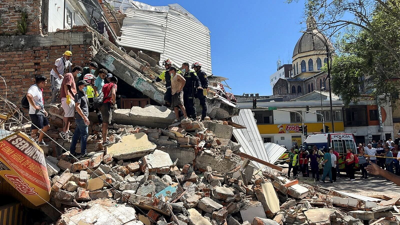 Foto de sismo de 7.4 grados de magnitud