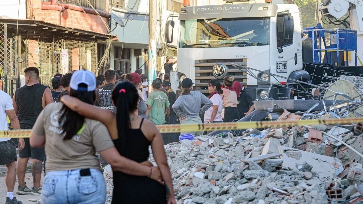 Foto de sismo de 7.4 grados de magnitud