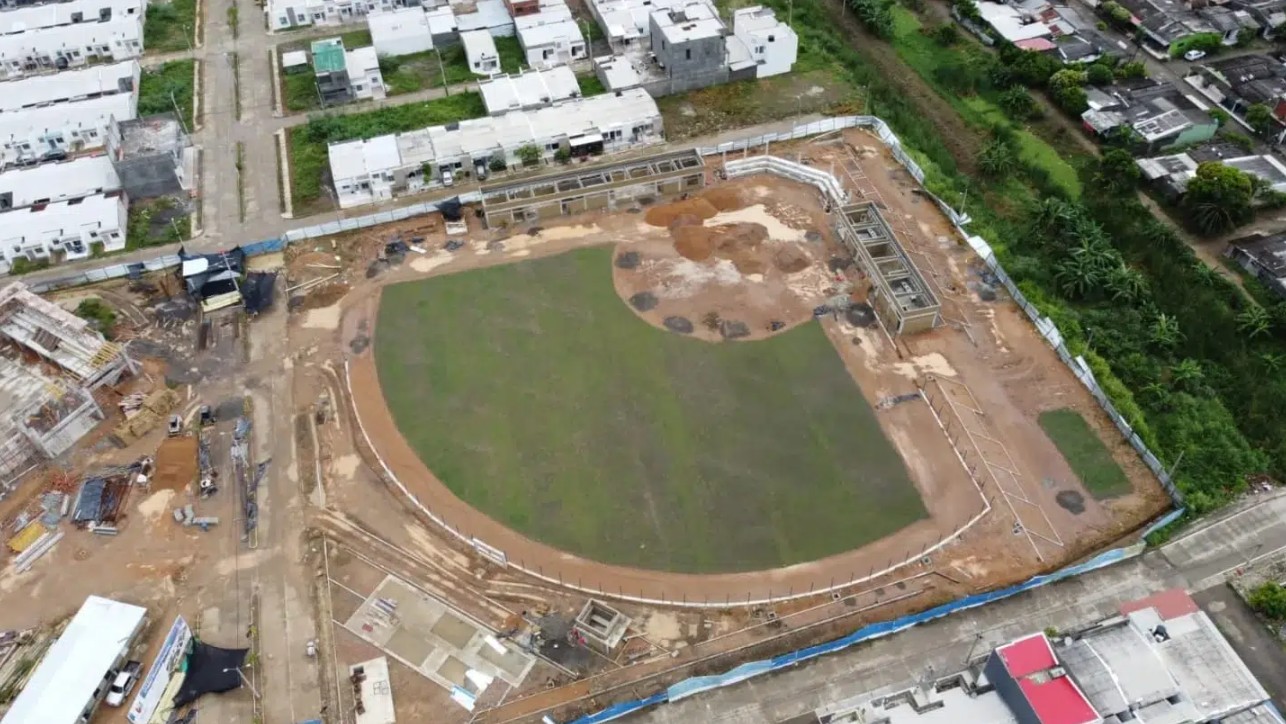 Construcción de la Unidad Recreo Deportiva de Occidente en Montería ...