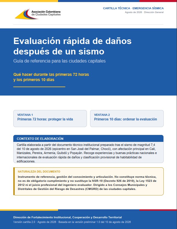 Cartilla Sismo Asocapitales