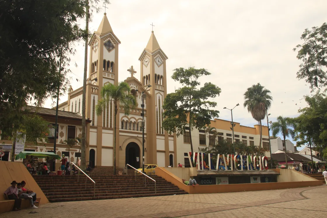 Plaza central de Villavicencio