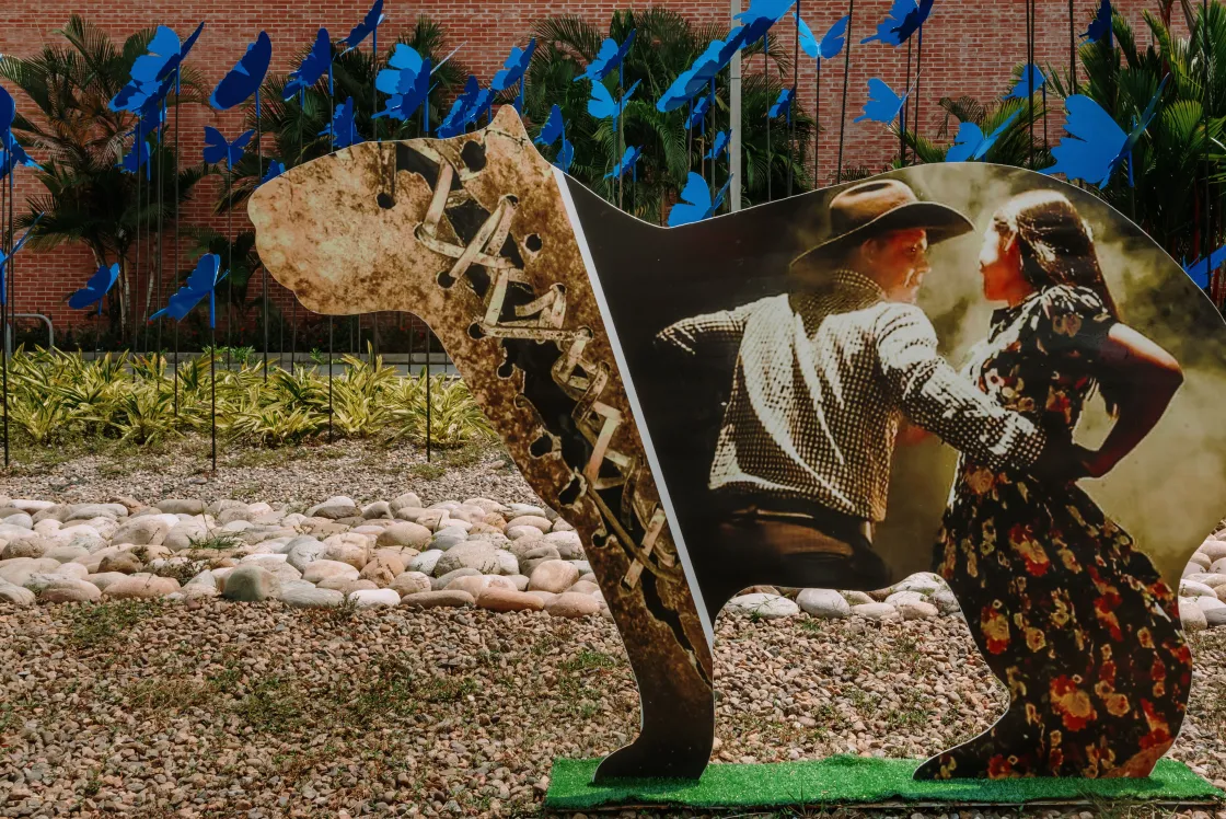escultura al Joropo  en Villavicencio