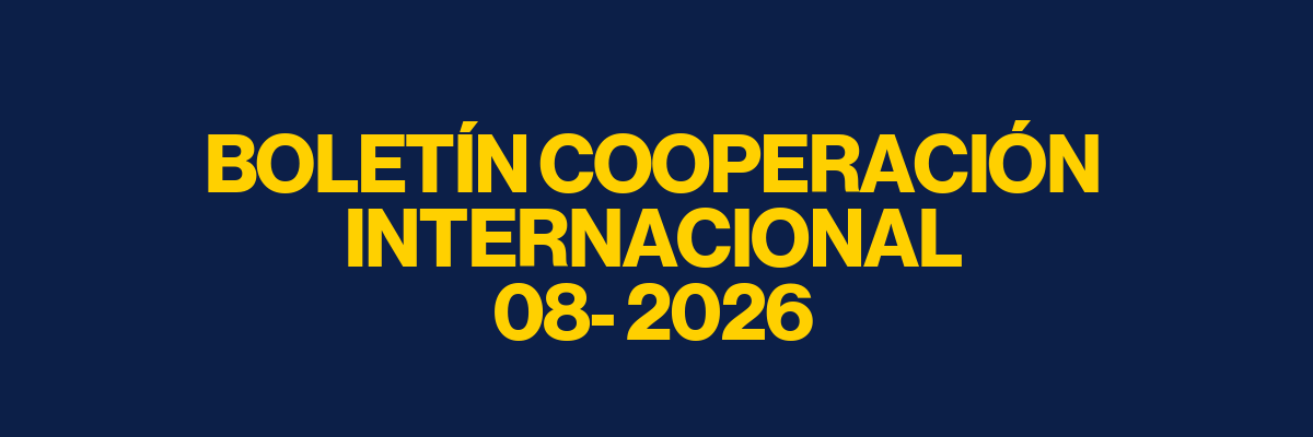 Boletín cooperación internacional - agosto 2026