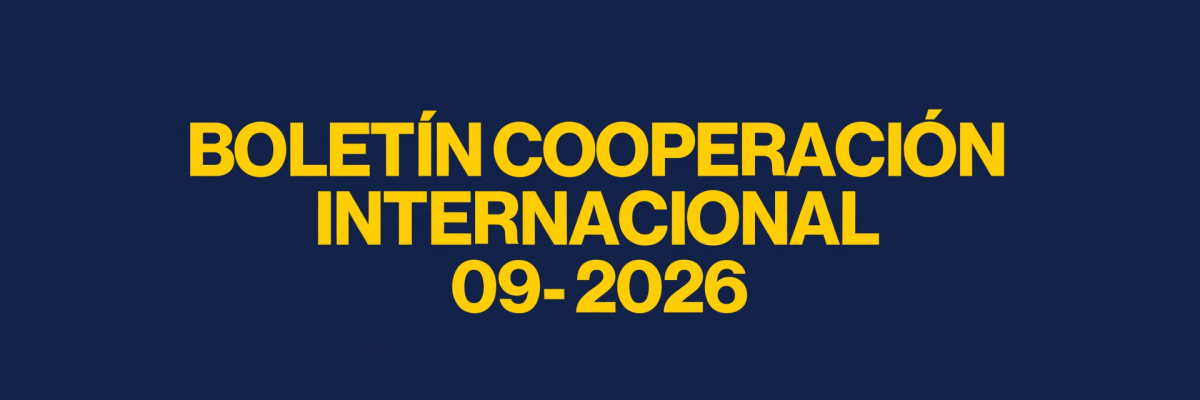 Pieza gráfica del Boletín de Cooperación Internacional septiembre 2026