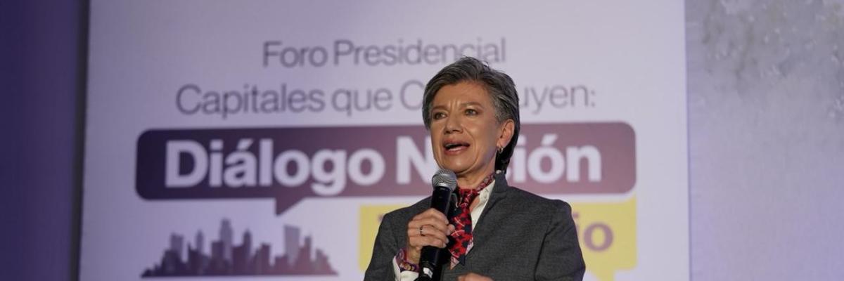 Candidata presidencial Claudia López