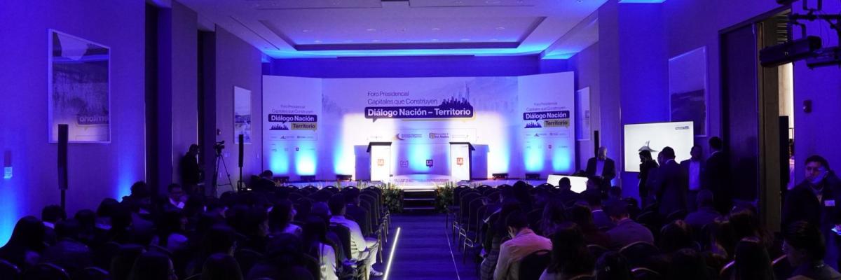 Foro presidenciales Capitales que construyen: Diálogo Nación – Territorio