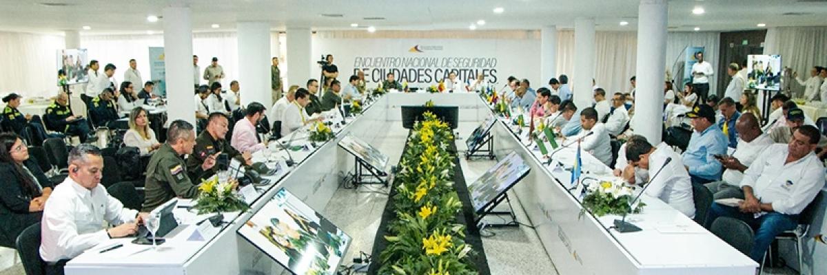 MinDefensa y alcaldes de ciudades capitales acuerdan cuatro ejes para fortalecer la seguridad urbana