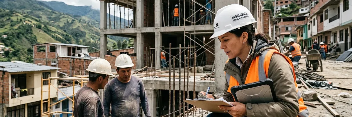 Imágen de reconstrucción de Colombia tras el sismo