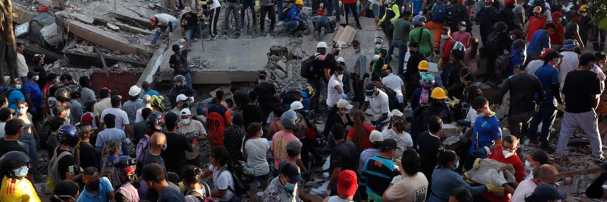 foto de sismo de 7.4 de magnitud