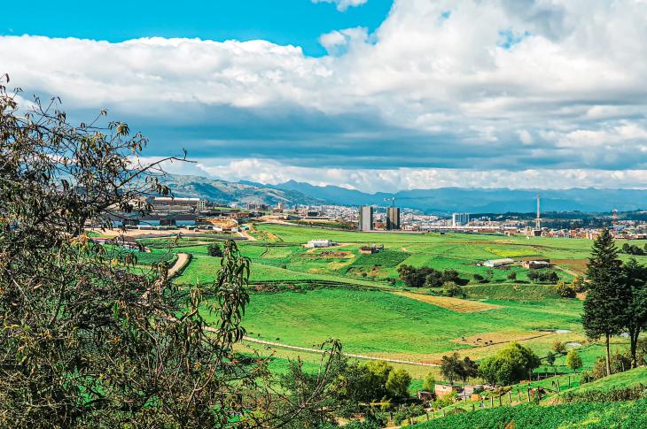 Vista panorámica de Tunja