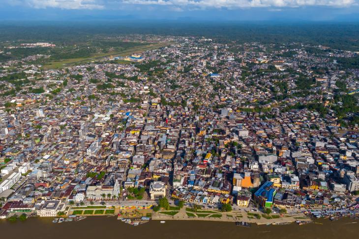 Vista aérea de Quibdó