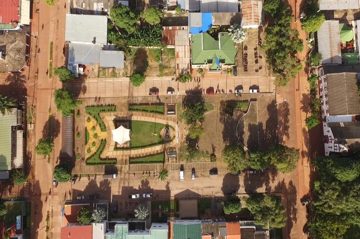 vista aérea Puerto Carreño