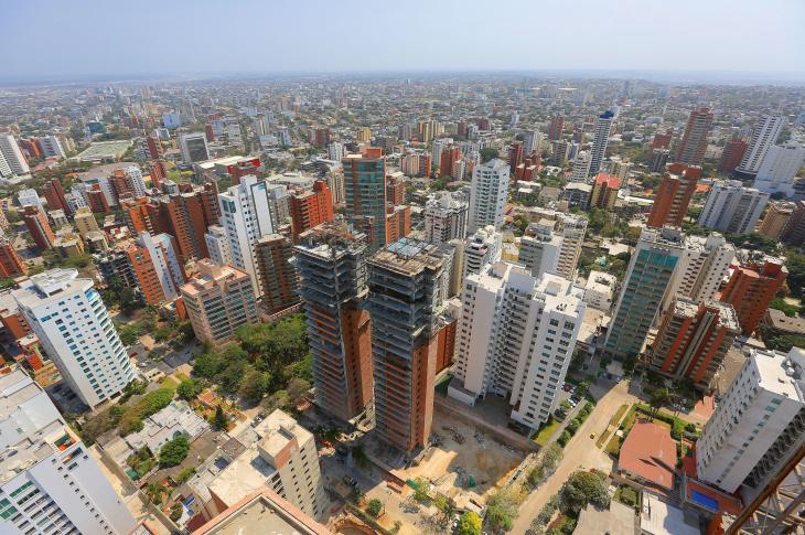 Vista aérea de Barranquilla