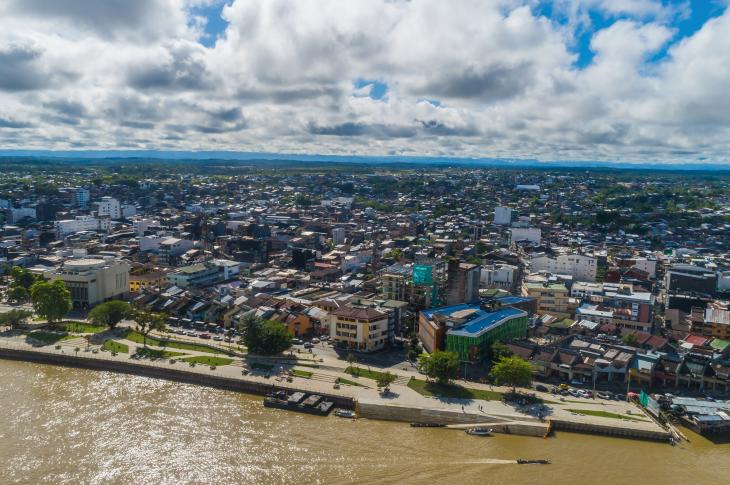 Orillas del río en Quibdó