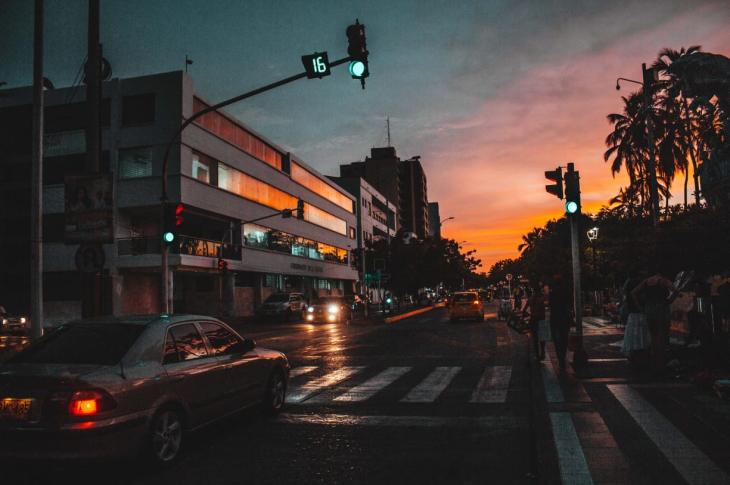 imagen del cielo de Riohacha al atardecer 