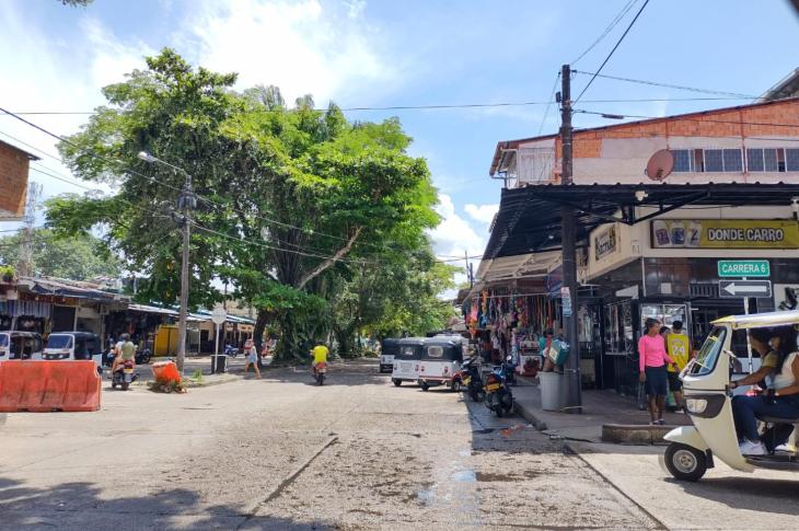 foto de las calles de Inírida 