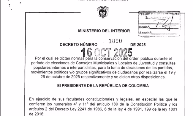 ¿Habrá Ley Seca este fin de semana por la consulta del Pacto Histórico