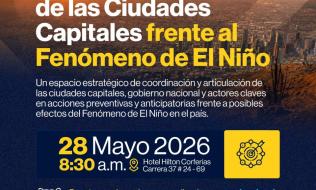 Plan de acción de las Ciudades Capitales frente al fenómeno de El Niño