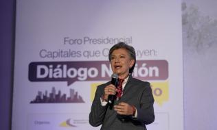 Candidata presidencial Claudia López