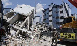 Foto de sismo de 7.4 grados de magnitud