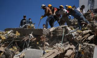 Foto de sismo de 7.4 grados de magnitud