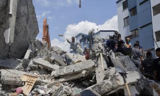 Foto de sismo de 7.4 grados de magnitud