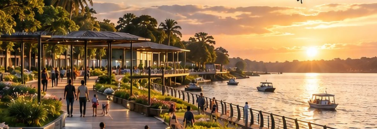 Imagen de referencia del proyecto Malecón Turístico sobre el Río Orinoco