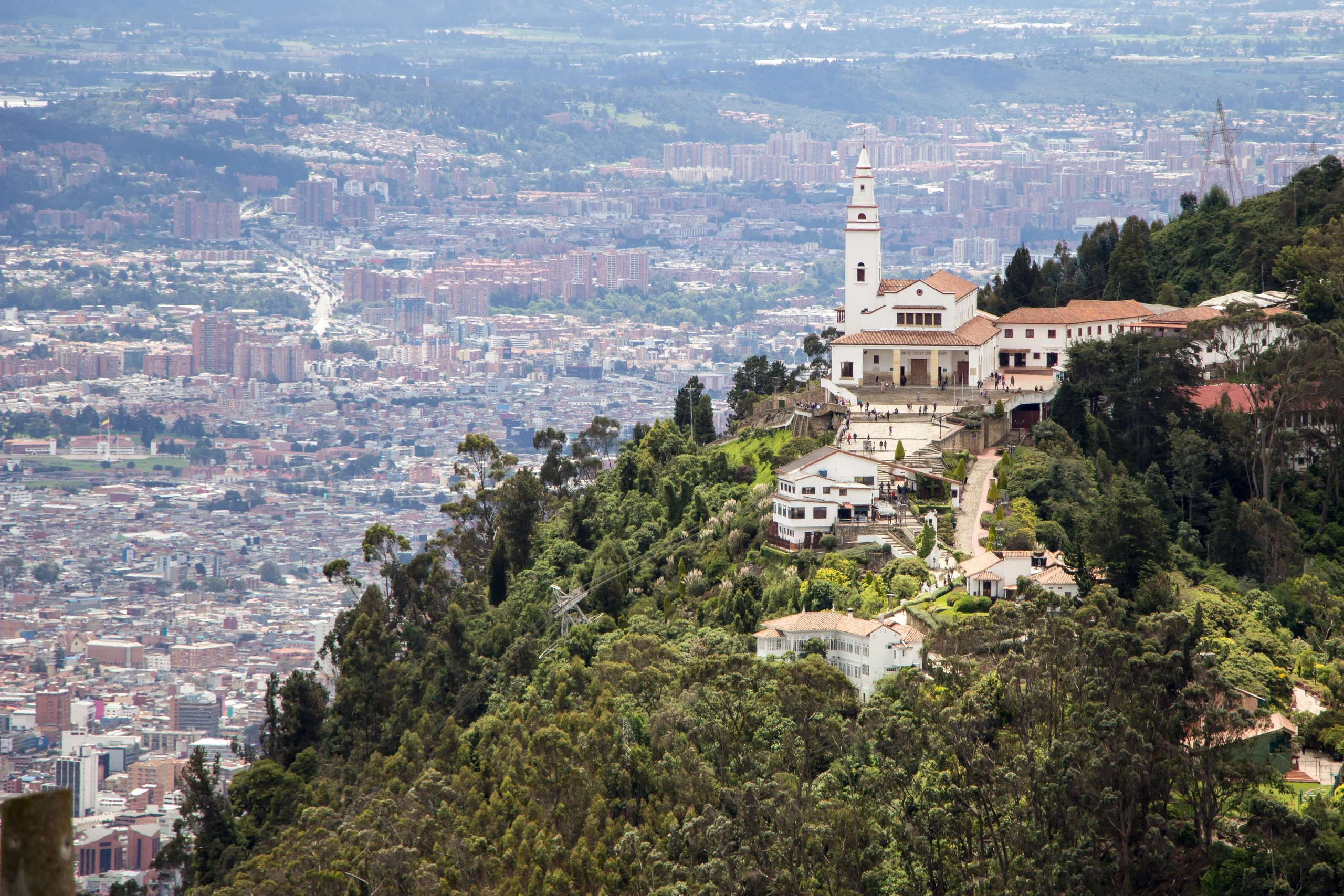 Vista panorámica de Bogotá