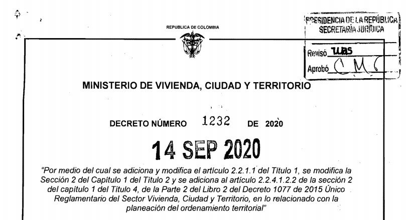 Decreto 1232 del 14 de septiembre de 2020