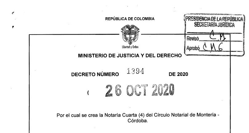 Decreto 1394 del 26 de octubre de 2020