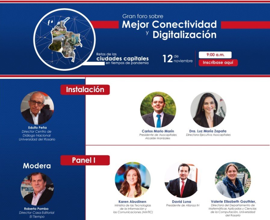 Mejor Conectividad y Digitalización en las ciudades capitales