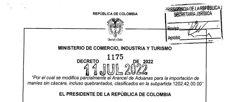 DECRETO 1175 DEL 11 DE JULIO DE 2022