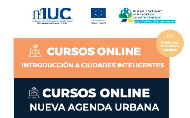 Cursos Virtuales – Programa Internacional de Cooperación Urbana de la Unión Europea y el Pacto Global de Alcaldes por el Clima y la Energía