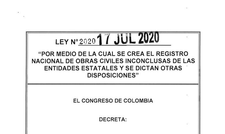 LEY 2020 DEL 17 DE JULIO DE 2020