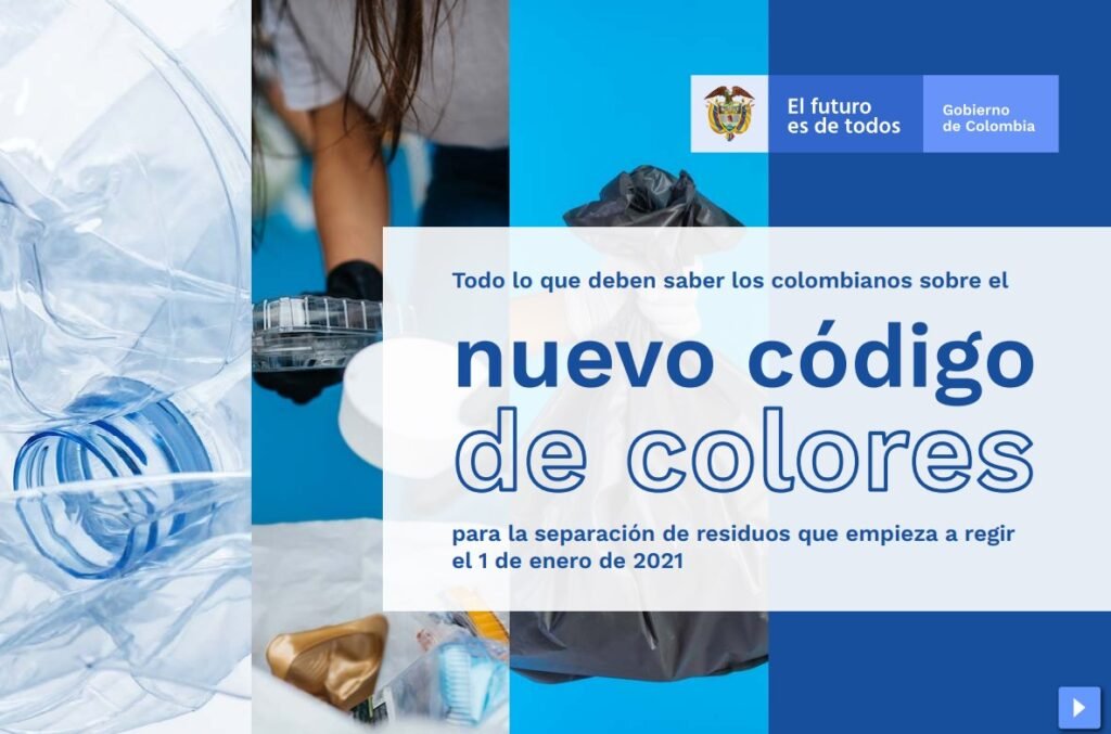 Ya está en vigencia el nuevo código de colores para la separación de residuos en Colombia