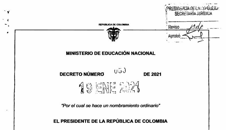 Decreto 050 del 19 de enero de 2020