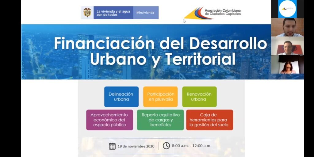 Video Foro Financiación del Desarrollo Urbano y Territorial