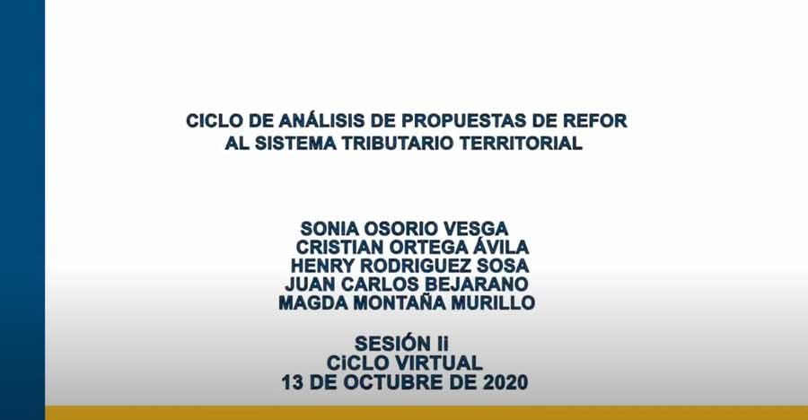 Segundo encuentro: Tributación y cargas a la propiedad inmueble y a la actividad inmobiliaria