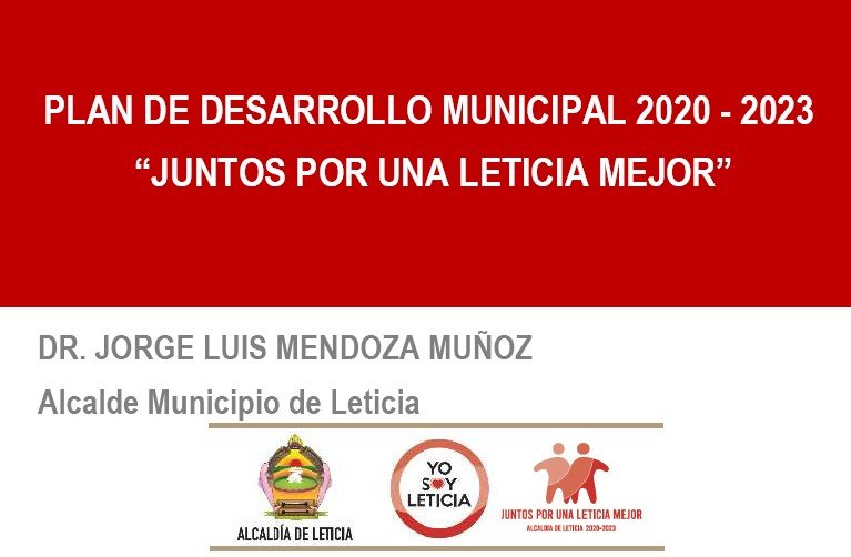 Leticia_Plan de Desarrollo Municipal_2020-2023