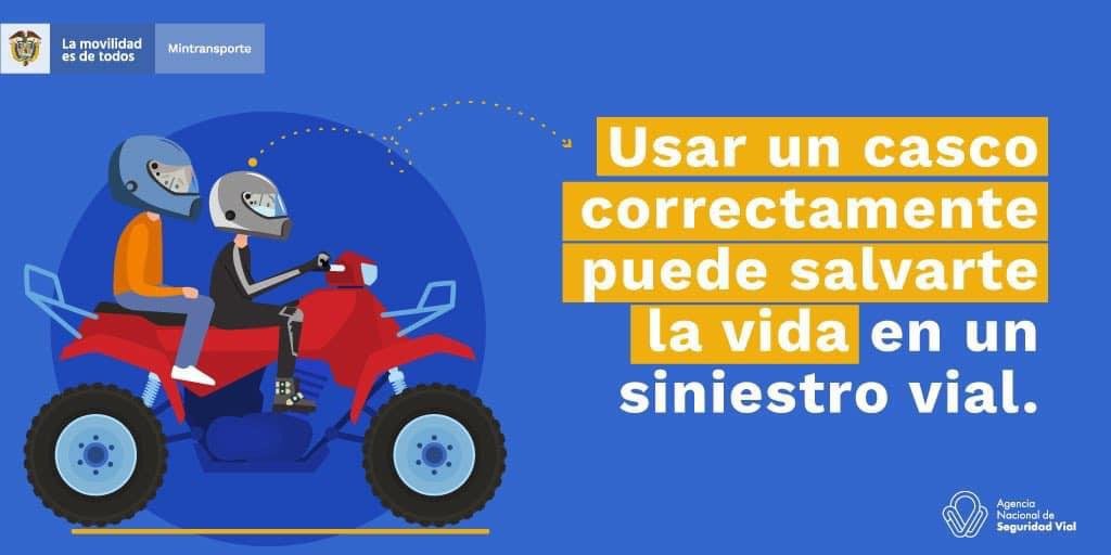 Desde el 23 de enero, nueva reglamentación para uso de casco protector a motociclistas