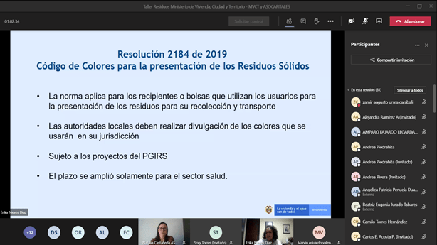 MinVivienda, Asocapitales y alcaldías participaron en taller sobre actualización de PIGRS