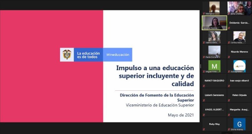 Con la participación del Ministerio de Educación se llevó a cabo la segunda sesión del sector educativo